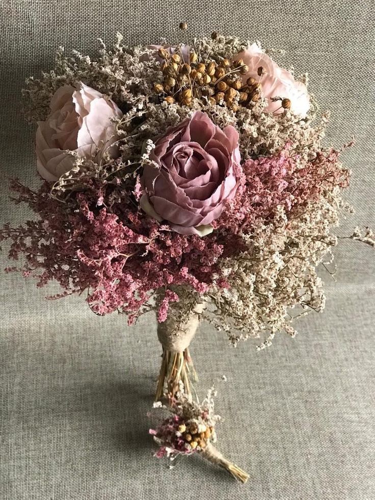 Как засушить свадебный букет – простые способы сохранить цветы на память